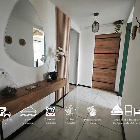 Calais Plage-Gare Appartement Elegant Tout Equipe Eksteriør bilde